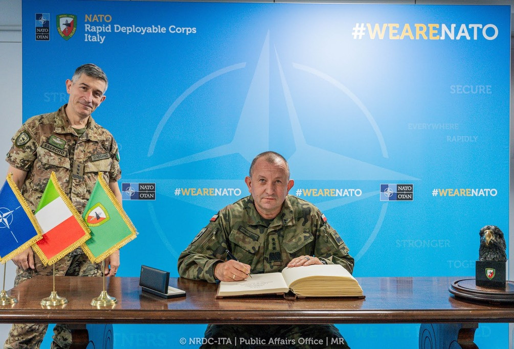 EUROCORPS Commander visit to NRDC-ITA