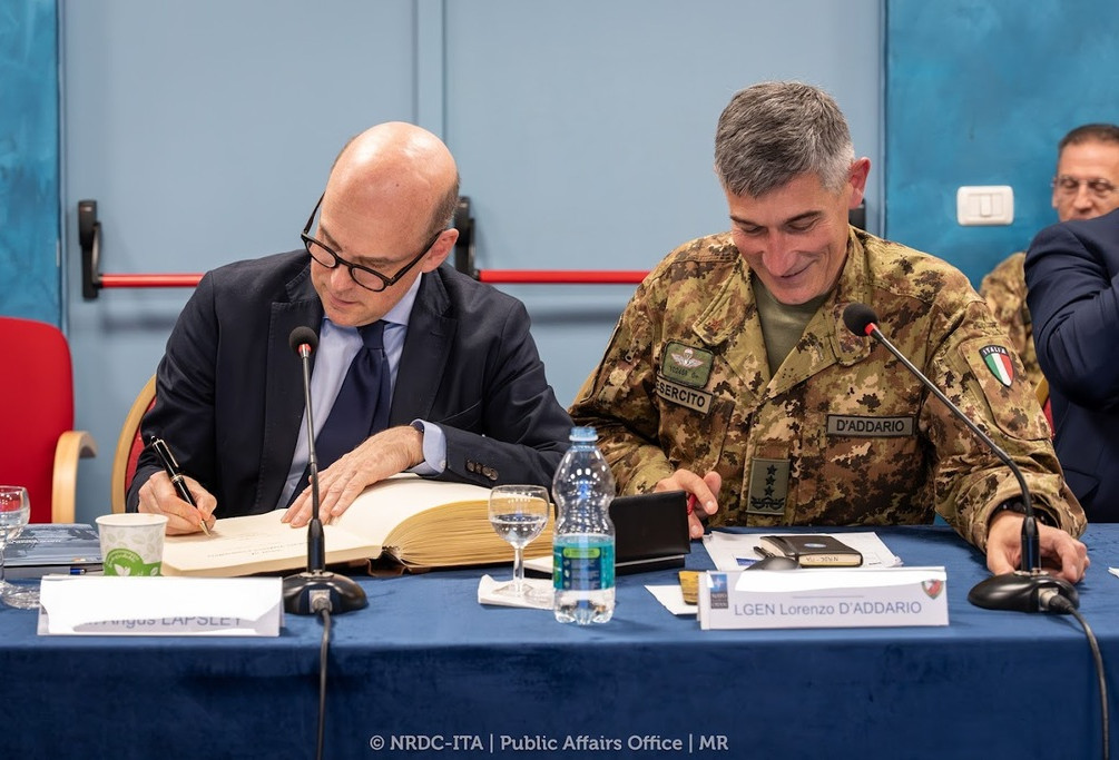 NATO DEFENCE COUNSELLORS VISIT TO NRDC-ITA