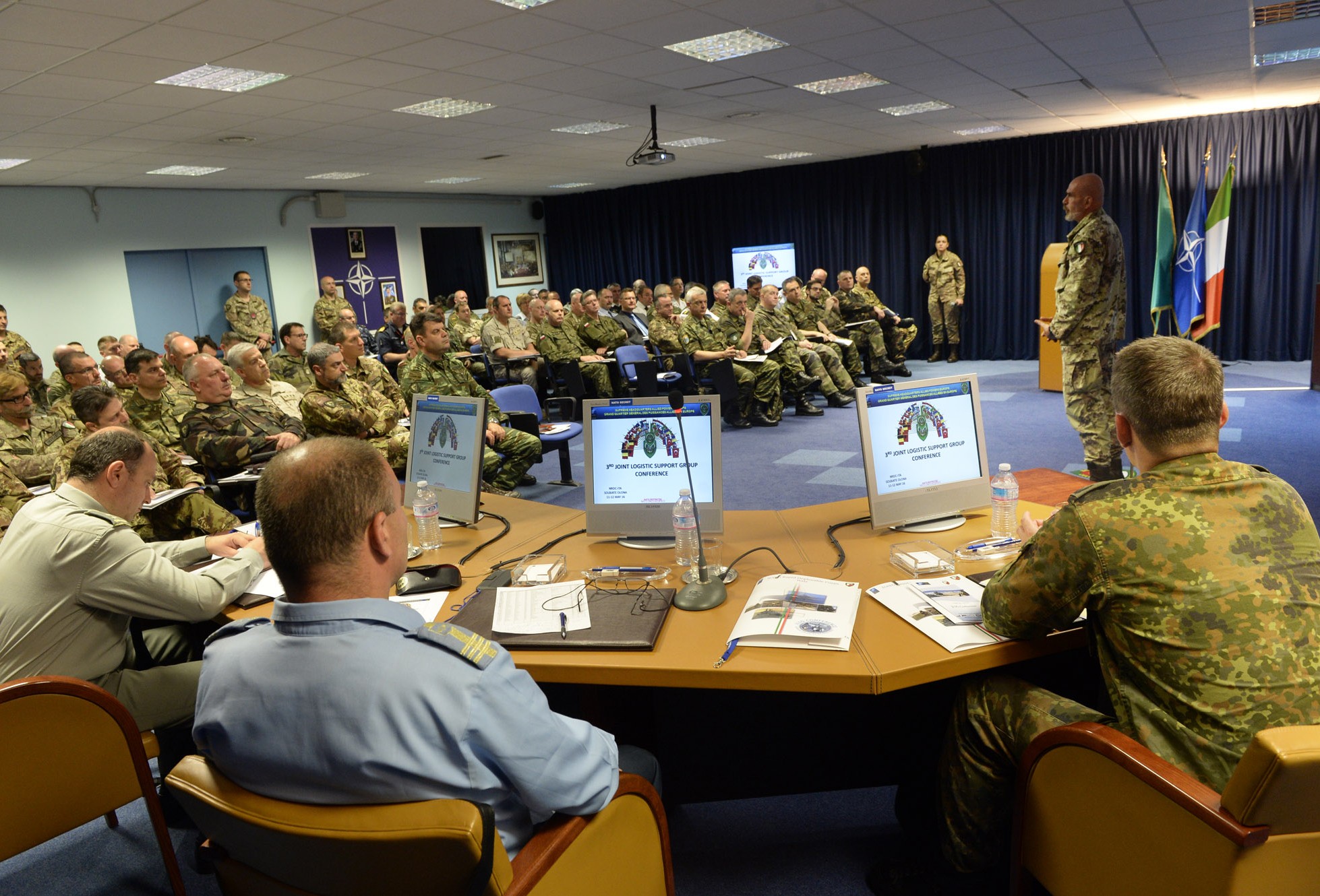 NRDC-ITA Hosts SHAPE Joint Logistic Support Group HQ Seminar