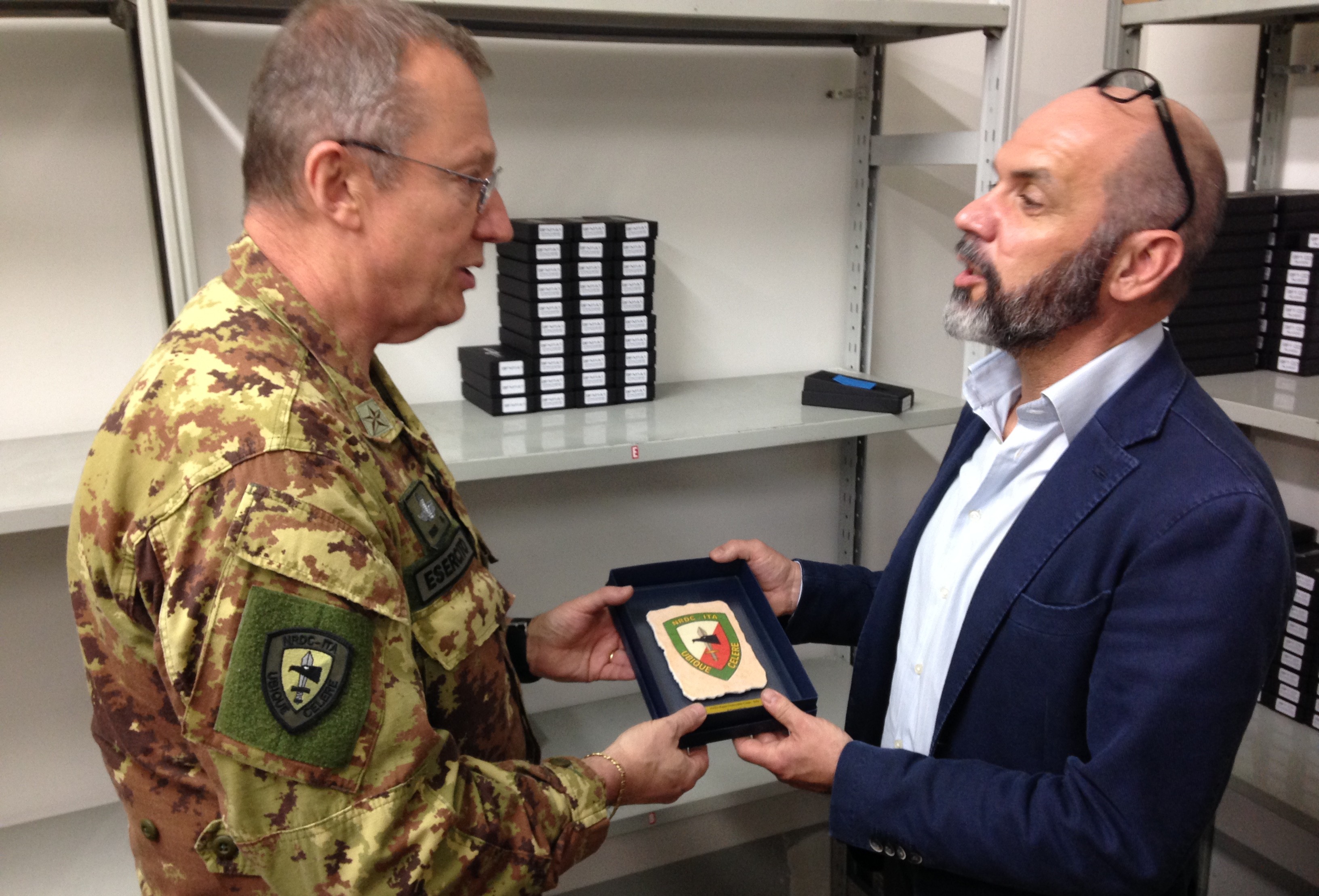 NRDC-ITA visits Extrema Ratio, high performance combat knives factory