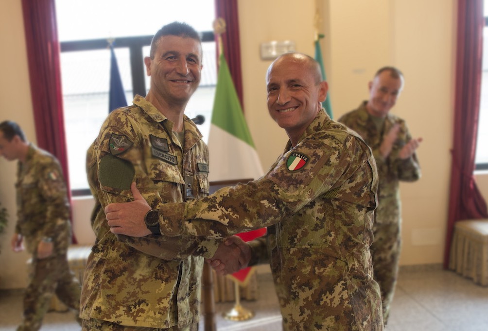 NRDC-ITA welcomes its new Command Sergeant Major