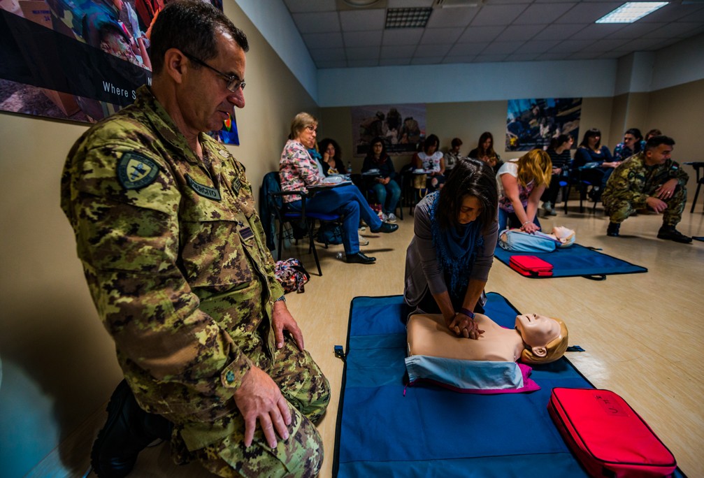 NRDC-Italy hosts a BLS-D course for teachers