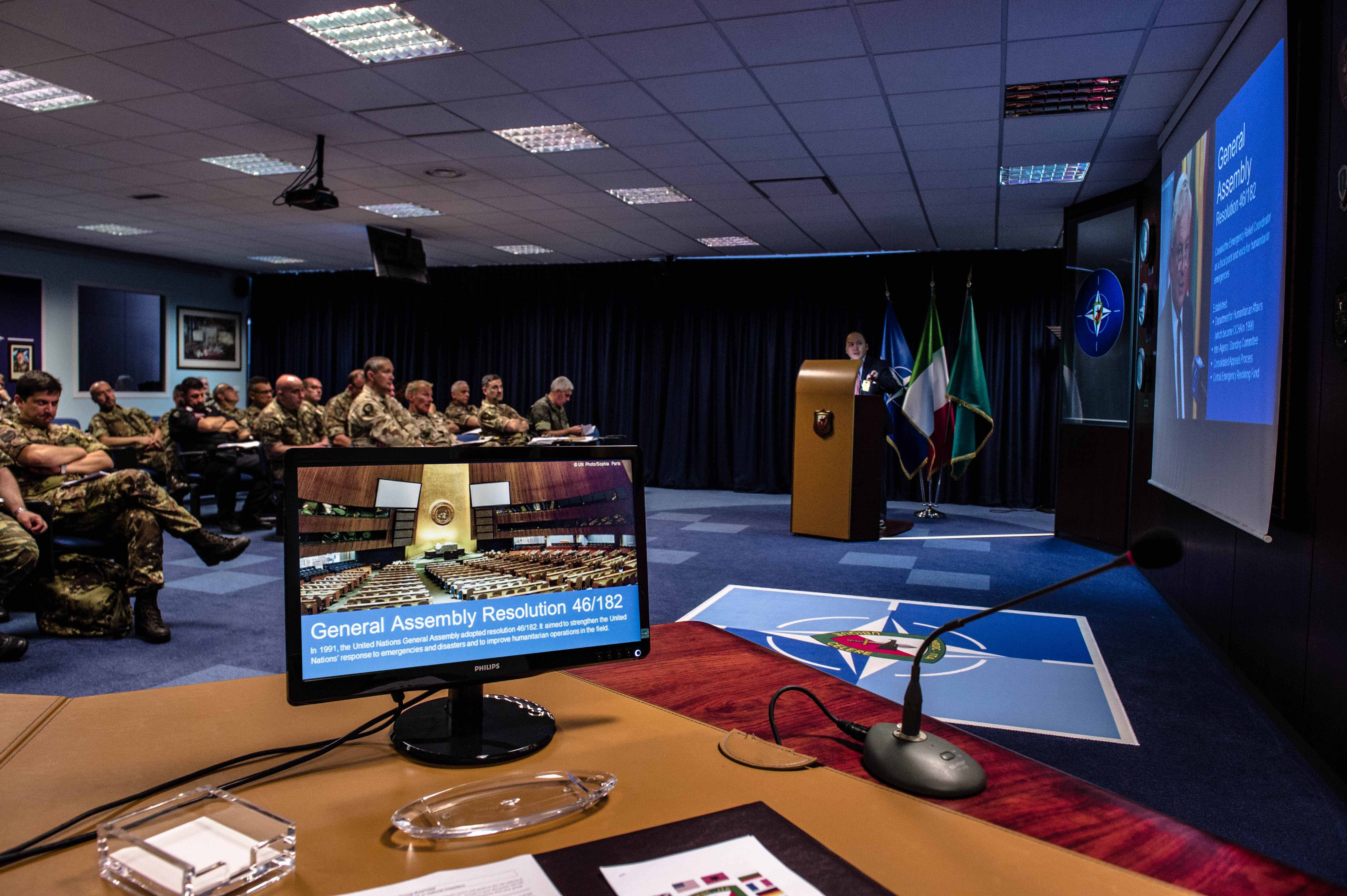 NRDC-ITA hosts Disaster Relief Operations Study Day  