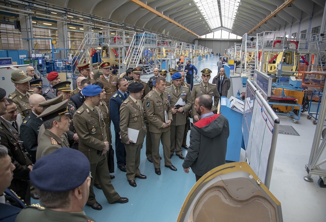February 2019 - NRDC-ITA senior leadership visit Leonardo Company.