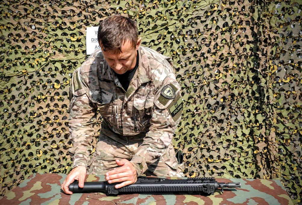 Personnel from the NRDC-ITA have taken part in a two day military skills competition – the “Best Warrior Leader Competition”