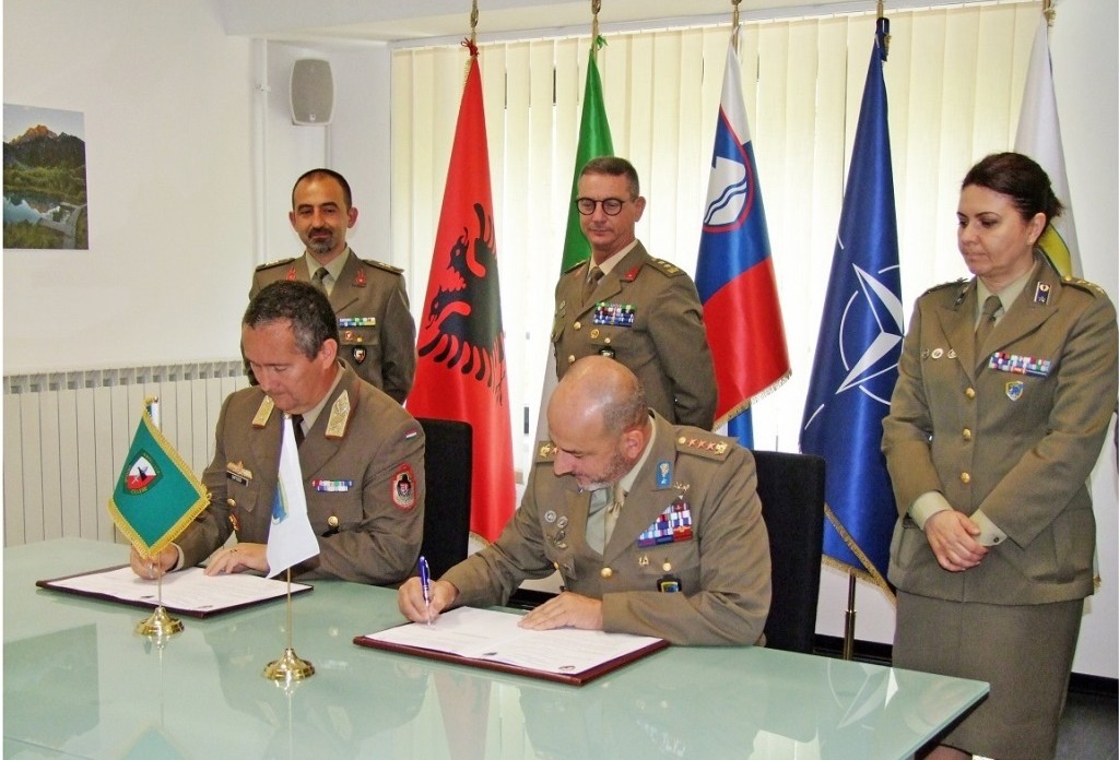 A Memorandum of Cooperation on Security Force Assistance was signed by NRDC-ITA and NATO SFA COE