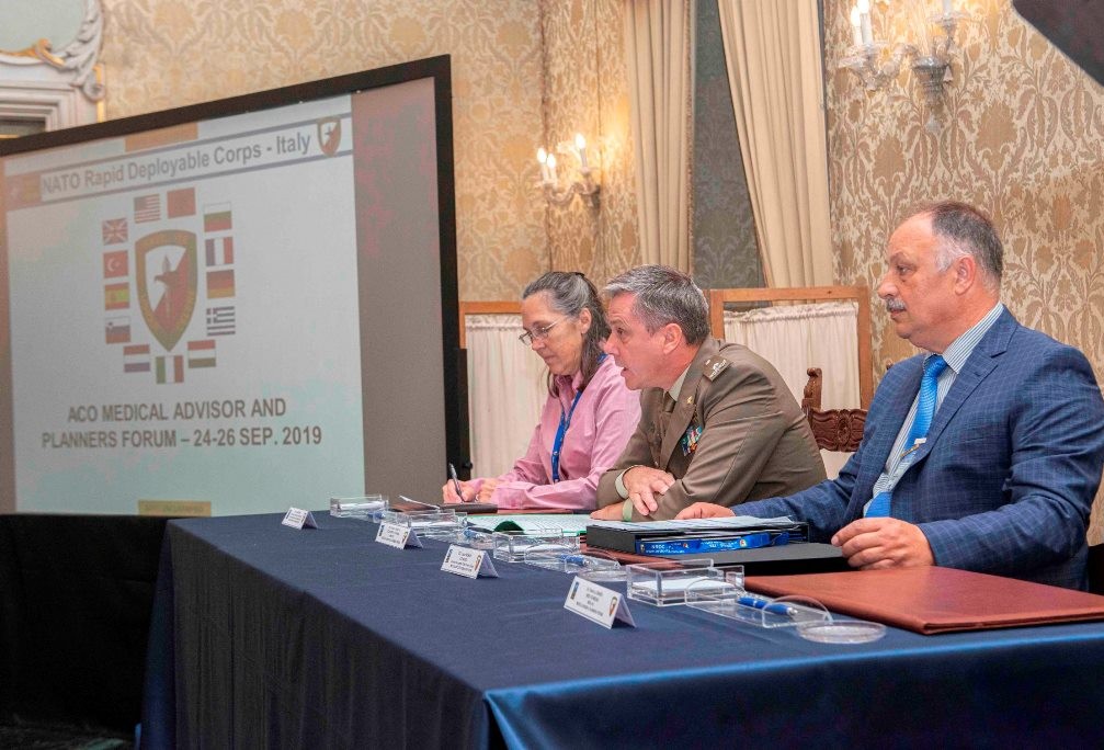 The NRDC-ITA hosted a forum for NATO medical advisors and planners