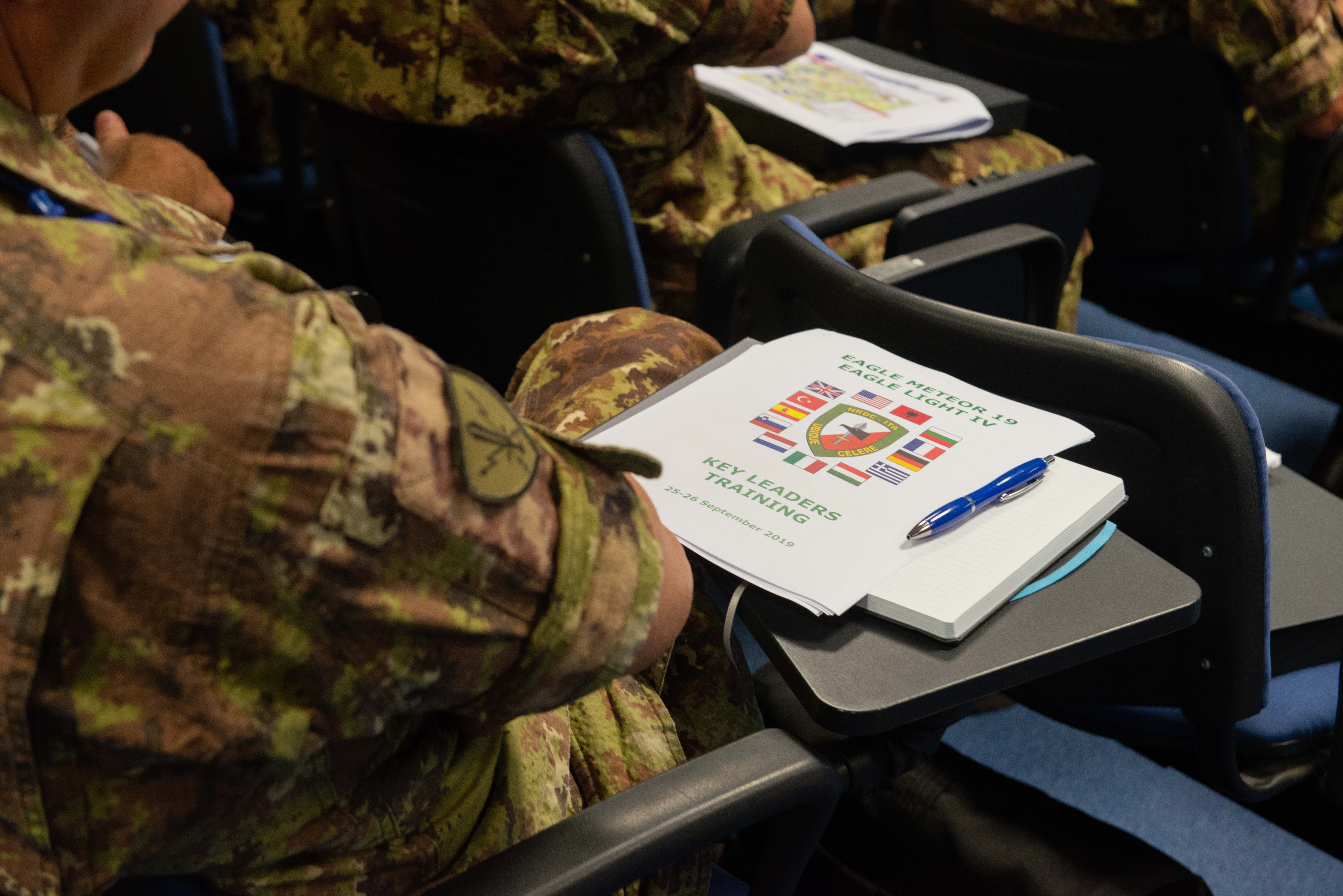 NRDC-ITA trains its key leaders for upcoming Exercise Eagle Meteor