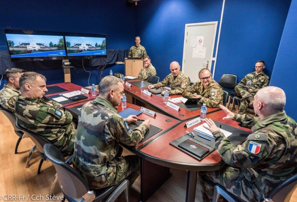RRC France hosts the Chief of Staff of NRDC-ITA 