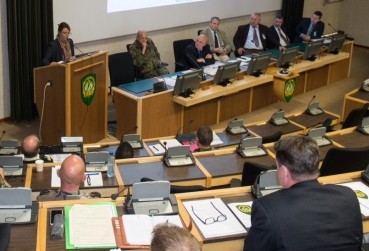 NRDC-ITA delegation visit to Comprehensive Crises and Operation Management Center (ccomc)SHAPE (Mons)