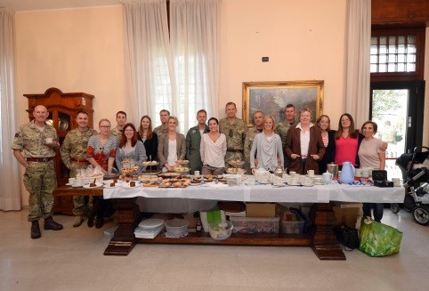 NRDC-ITA personnel contribute over 500 euro to charity event