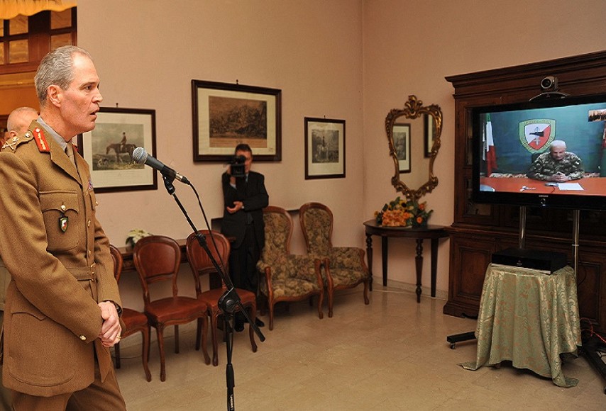 GEN. BATTISTI's CHRISTMAS GREETINGS TO THE OLONA VALLEY MAYORS