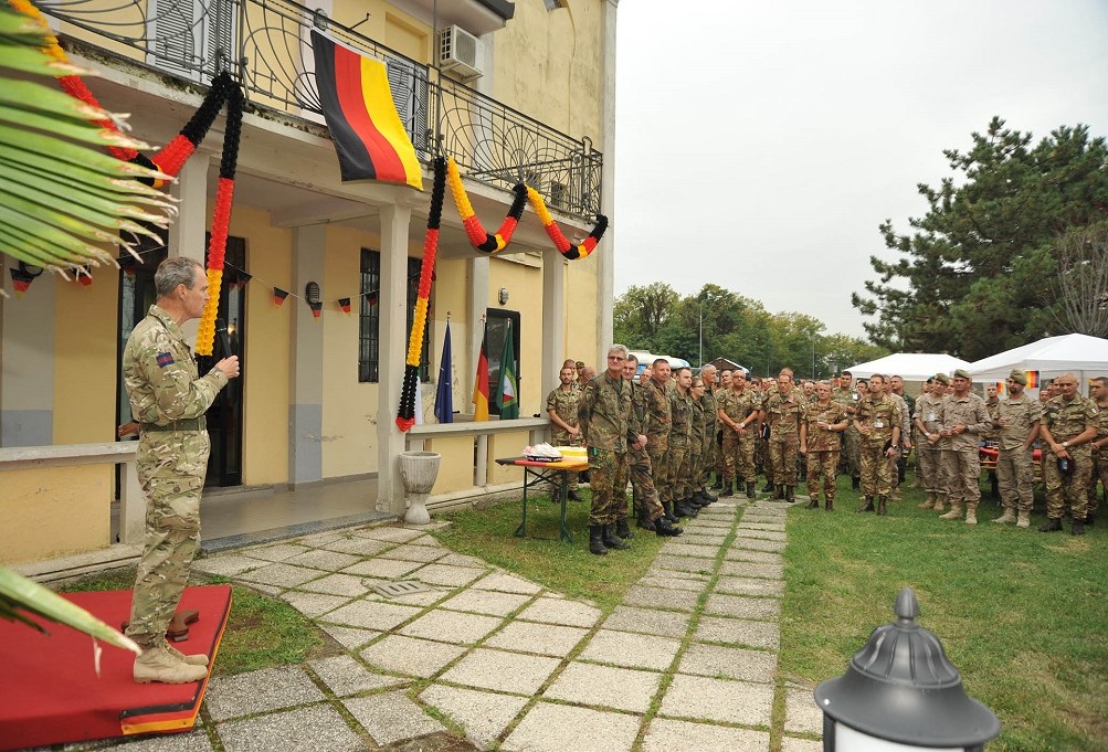 NRDC-ITA COMMEMORATES GERMAN NATIONAL DAY