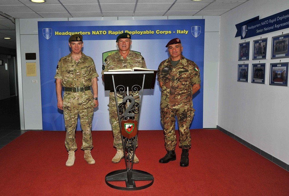 NATO ALLIED LAND COMMAND DEPUTY COMMANDER VISITS NRDC-ITA