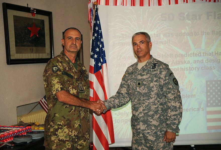 THE US CONTINGENT CELEBRATED THEIR NATIONAL DAY