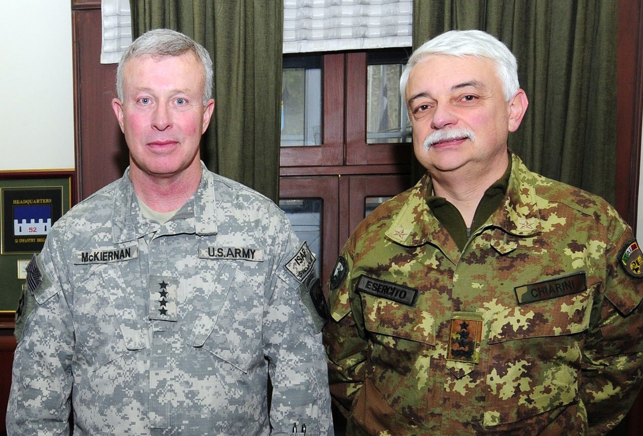 GEN CHIARINI VISITS NRDC-ITA PERSONNEL IN AFGHANISTAN