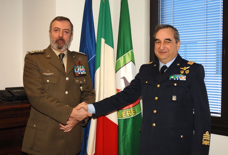 THE COMMANDER OF THE 1st ITALIAN AIR REGION VISITS NRDC-ITA