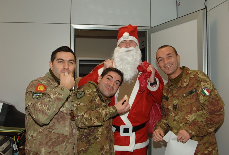 SANTA VISITS HQ NRDC-ITA!
