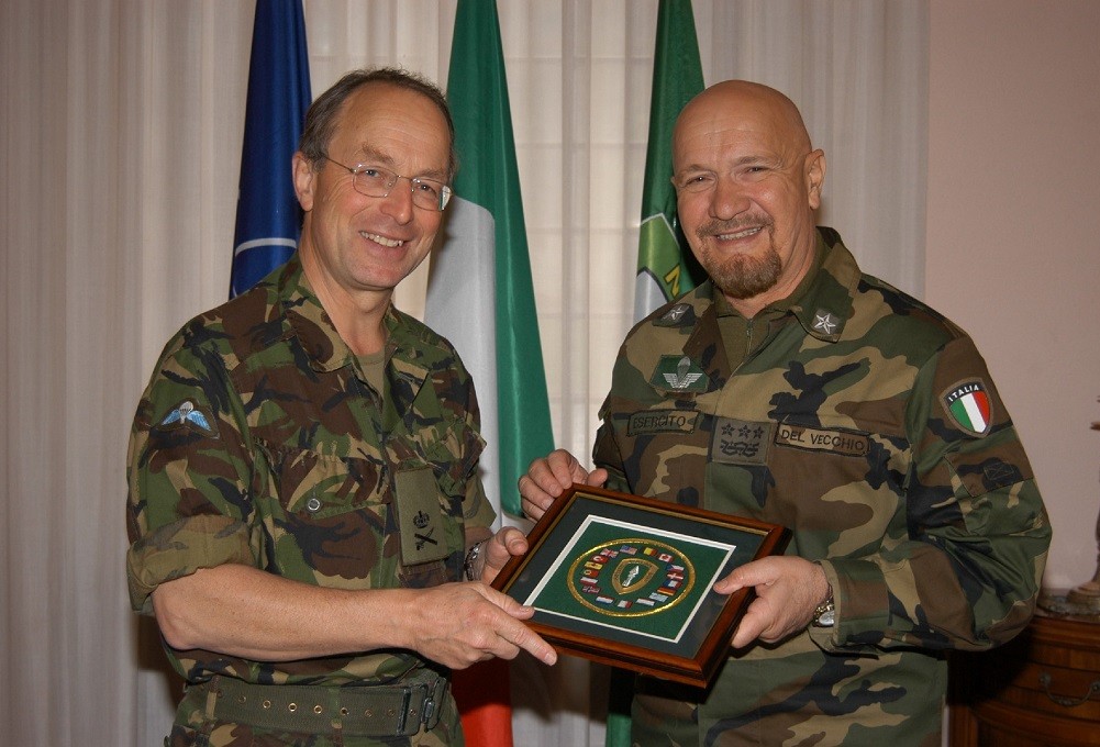 COMMANDER ALLIED RAPID REACTION CORPS (ARRC) VISITS HQ NRDC-IT