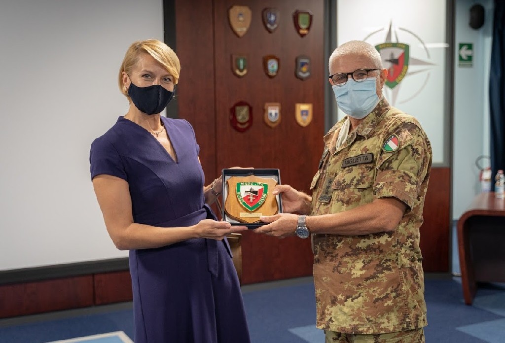 General Miglietta meets the Polish Consul General