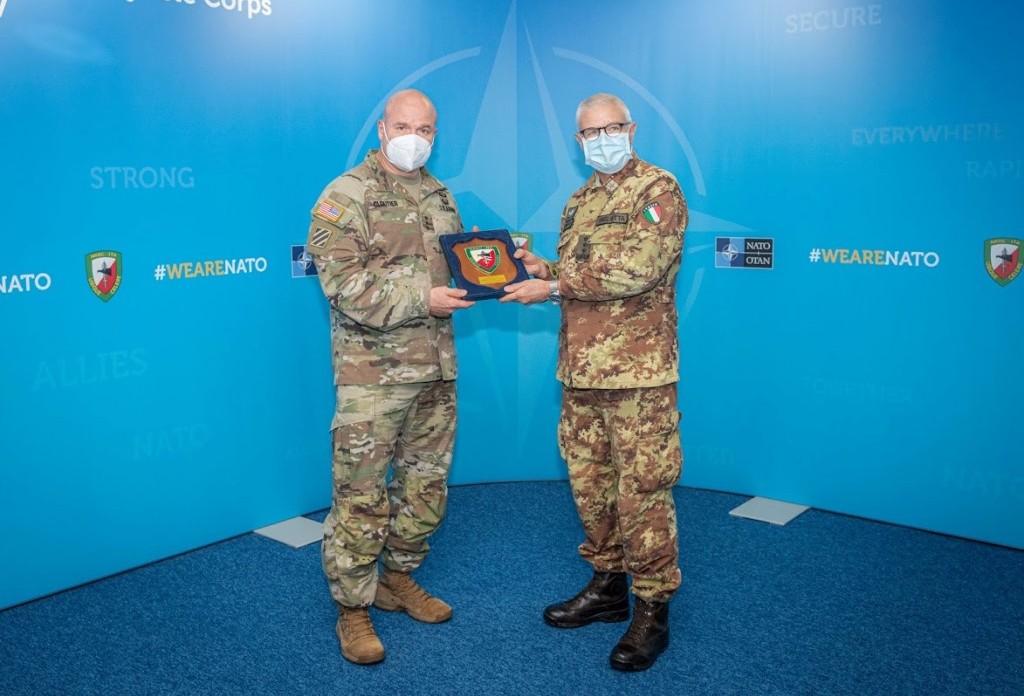 The Commander of the NATO Allied Land Command visited NRDC-ITA